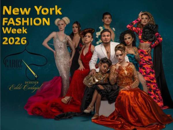 El diseñador Eddie Carbajal triunfa en Nueva York con Luz Eternal Love, una propuesta de alta costura inspirada en las telas lencas que rinde tributo al legado de su madre, Luz Rivera.