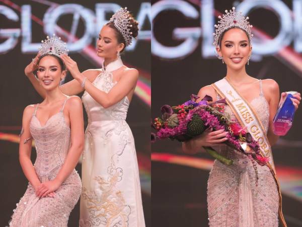 Saffron Maya Snook, representante de Tailandia, ganó el título de Miss Global 2026 en un certamen celebrado en ese país.