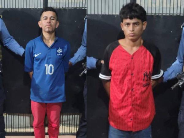 Momentos de la captura del “Guirristrillo” y “La Morocha”, presuntos miembros de la MS-13 en Puerto Cortés