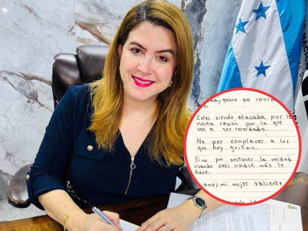 Cossette López compartió la carta a través de su cuenta de X.