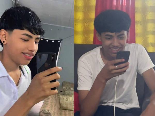 Fotos en vida de Josué Enemías Mejía, un joven de 17 años que apareció muerto dentro de un costal azul en el sector Ticamaya de San Pedro Sula.