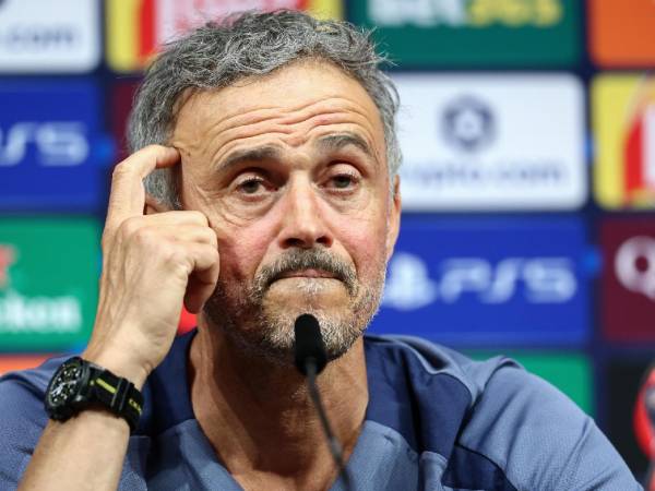Luis Enrique en conferencia de prensa previo a la final del PSG vs Arsenal en Champions League.