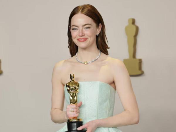 Emma stone tiene dos premios Oscar. Uno por su trabajo en Lalaland y otro por Poor Things CENA EFE/EPA/ALLISON