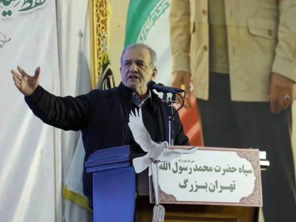 El presidente de Irán, Masud Pezeshkian.