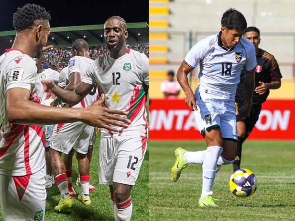 Surinam y Bolivia se enfrentan en marzo por el repechaje rumbo al Mundial 2026.