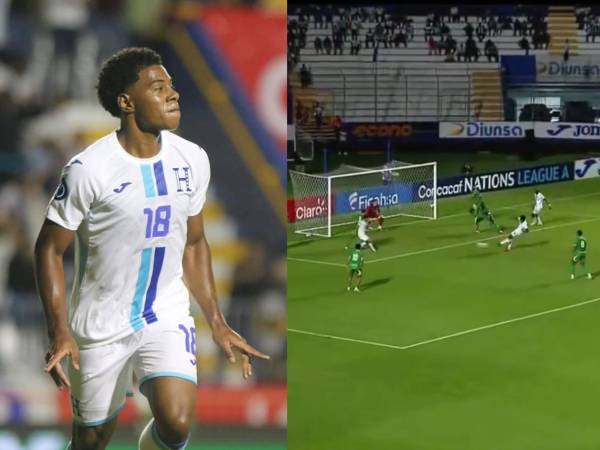 Dereck Moncada anotó el primer gol de la era de José Molina en la Selección de Honduras ante Surinam.