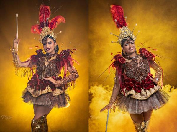 En el departamento de El Paraíso, las palillonas cautivaron las miradas al usar trajes que combinaron tradición, creatividad y orgullo nacional durante la celebración del 204 aniversario de independencia.