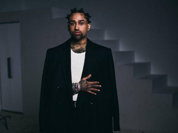 Fotografía sin fecha cedida por Squid del rapero puertorriqueño Bryant Myers. Myers, considerado el pionero del trap latin.