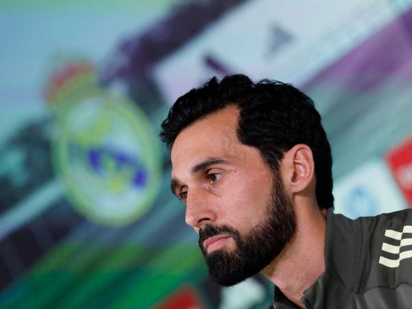 Arbeloa en conferencia de prensa tras ser eliminado de la Copa del Rey.