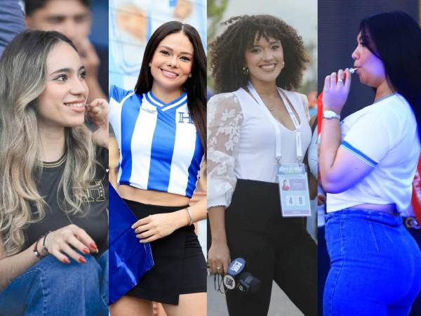¡Hermosas! Derroche de bellezas en San Pedro Sula en la previa del Honduras vs Costa Rica en el Estadio Morazán.