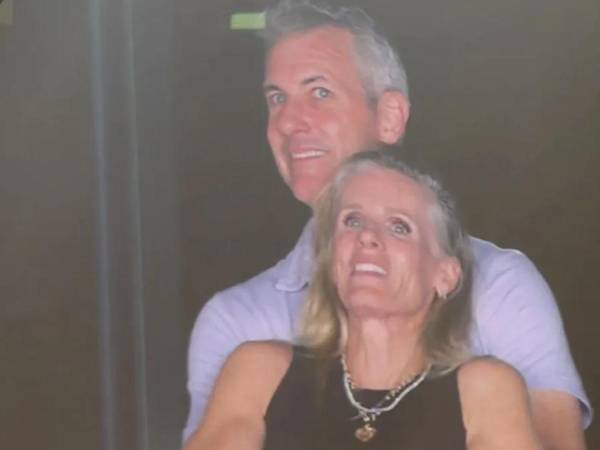 Foto de archivo, cuando Andy Byron fue captado con su amante durante un concierto de Coldplay.