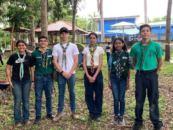 Jóvenes Scouts del noroccidente hondureño disfrutaron del CAREPA 2025, celebrado en la Base Aérea Armando Escalón de La Lima.