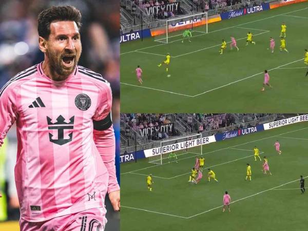 Messi abrió el marcador en el duelo entre Inter Miami vs Nashville.