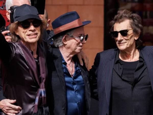 Mick Jagger, Keith Richards y Ronnie Wood, integrantes de Los Rolling Stone.