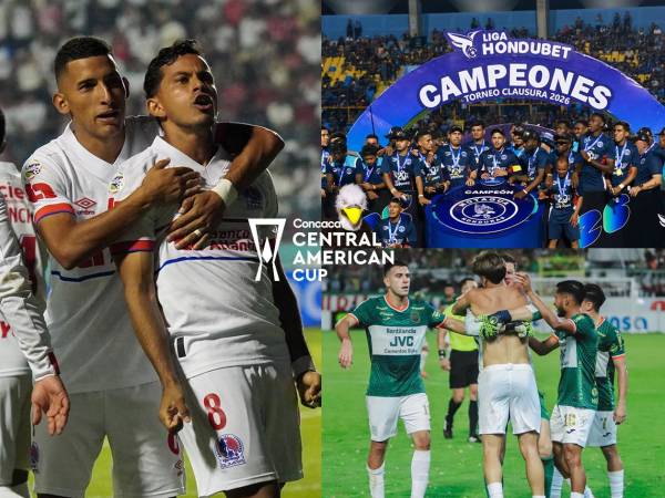 Olimpia, Motagua y Marathón son los representantes de Honduras en la Copa Centroamericana 2026.