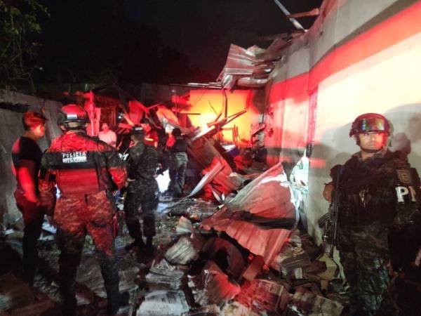 Explosión de pólvora deja un muerto y tres heridos en la colonia 10 de Septiembre, sector Chamelecón