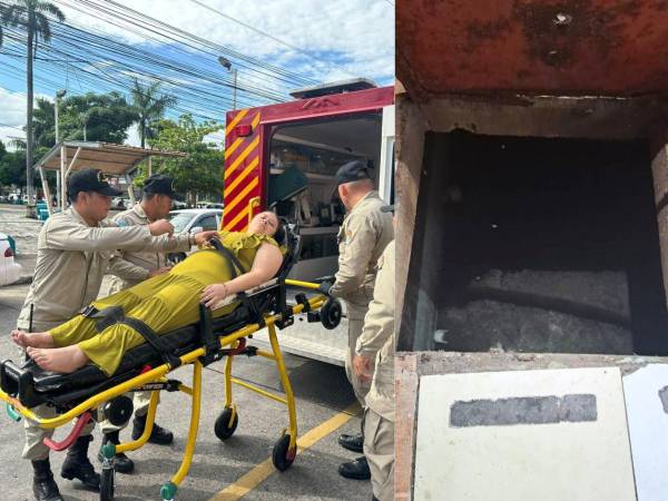 El Cuerpo de Bomberos rescató a Xiomara Canales.