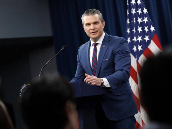 El secretario de Guerra de Estados Unidos, Pete Hegseth.