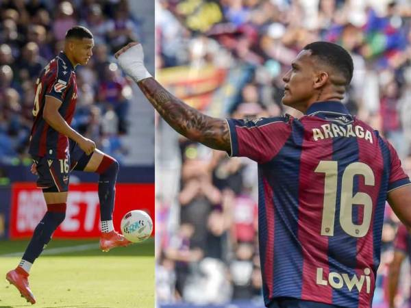 Kervin Arriaga anotó su primer gol con el Levante en la Liga Española y es destacado.
