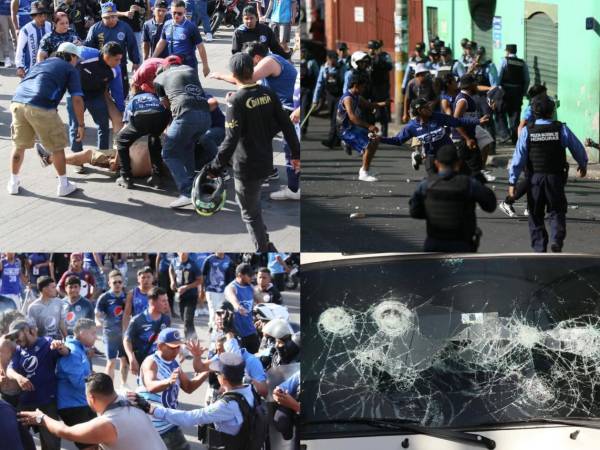 Lamentables escenas de violencia se vivieron este domingo 12 de abril, previo al clásico entre Motagua y Olimpia, correspondiente a la jornada 18 del Clausura 2026 de la Liga Nacional de Honduras.