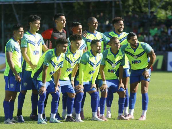 Jugadores del Olancho FC en el torneo Apertura 2025 de Liga Nacional.