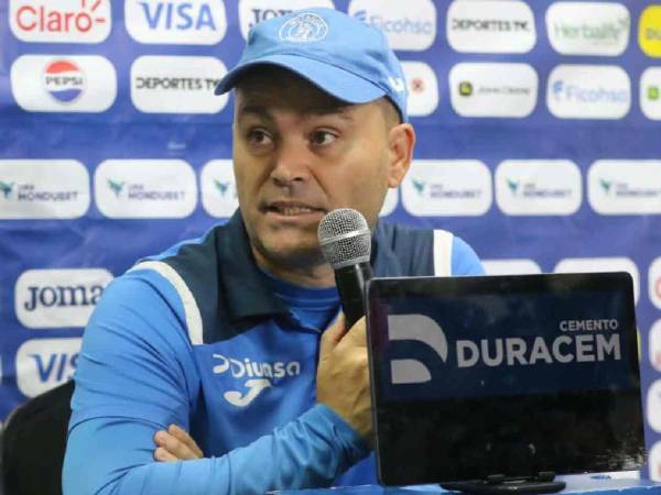 Javier López en conferencia de prensa tras el empate ante el Olancho FC.