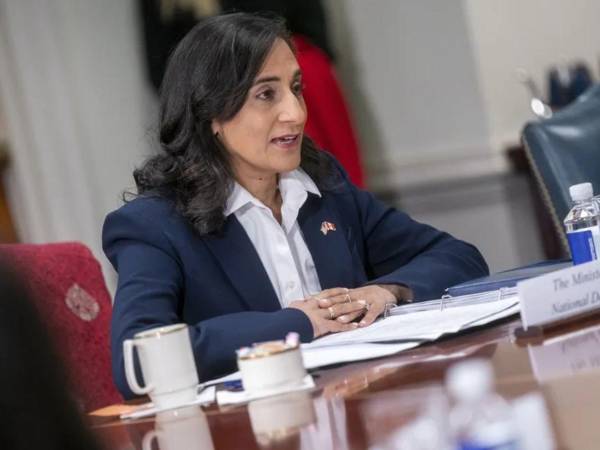 Anita Anand, la ministra de Exteriores de Canadá.