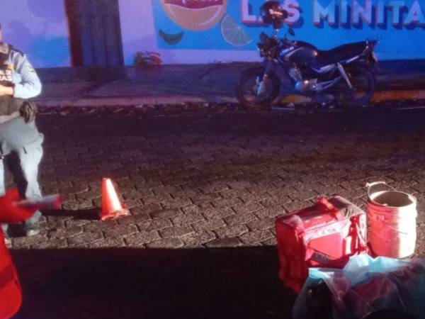 Manases Bustillo murió en el sitio del accidente, en la colonia capitalina Las Minitas.