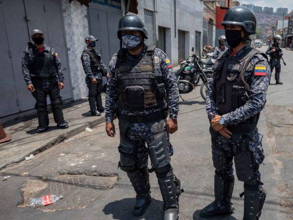 Fuerzas de seguridad venezolanas.