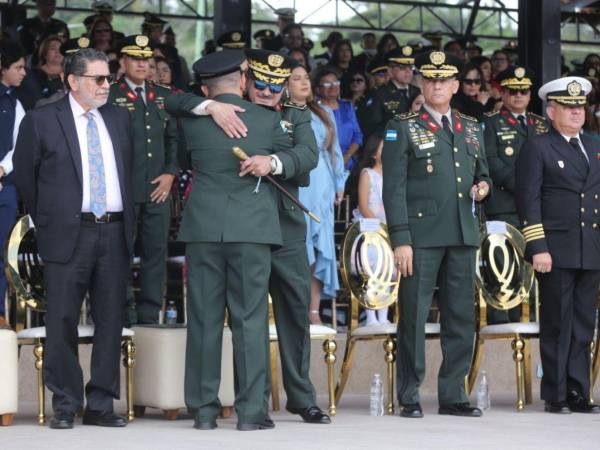 Una fotografía de archivo durante un evento militar oficial en el Campo Parada Marte.