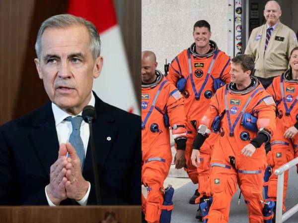 El primer ministro de Canadá, Mark Carney, invitó este miércoles a Ottawa a los astronautas de la misión de Artemis II.