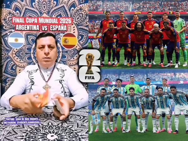 España y Argentina se juegan el título del Mundial 2026 por lo que la expectativa de los hinchas es muy grande. Es por ello que las predicciones se pusieron calientes y un famoso vidente hizo un sorprendente vaticinio para la final. ¿Quién será el campeón?
