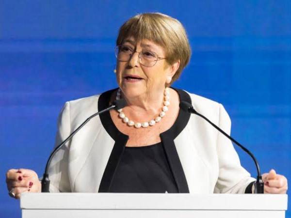La expresidenta de Chile Michelle Bachelet (2006-2010 y 2014-2018).
