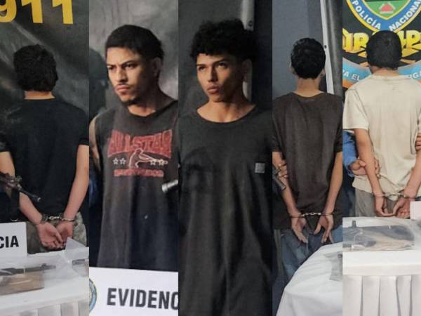 Cinco presuntos integrantes de la p<b>andilla 18</b> fueron detenidos durante una operación policial desarrollada en la <b>colonia Suyapa, sector Chamelecón</b>, en San Pedro Sula, Cortés.