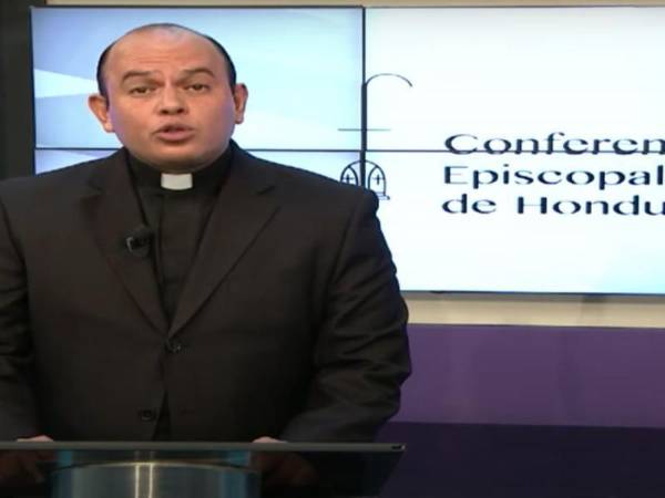 El padre José Antonio Chavarría, secretario ejecutivo de FECS, fue el encargado de enviar el mensaje.