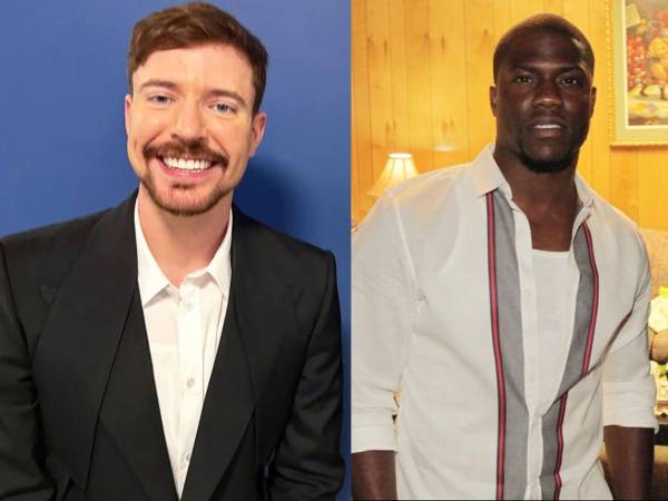 MrBeast y Kevin Hart