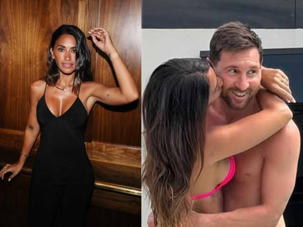 Antonela Roccuzzo subió la temperatura en las redes sociales con unas sexys fotografías en bikini junto a Lionel Messi. El astro argentino hasta reaccionó al ver el cuerpazo de su esposa.