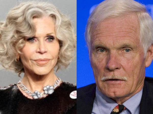 Jane Fonda y Ted Turner estuvieron casados entre 1991 y 2001.