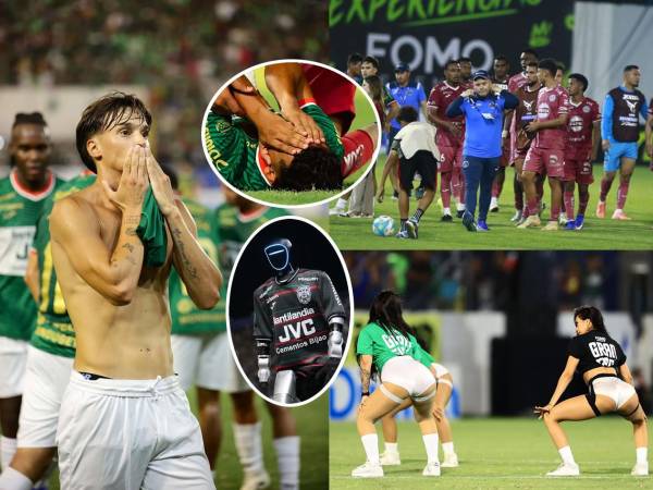 Las imágenes del partido de ida de la Final del Torneo Clausura 2026 que terminó con un emocionante empate 1-1 entre Marathón y Motagua.