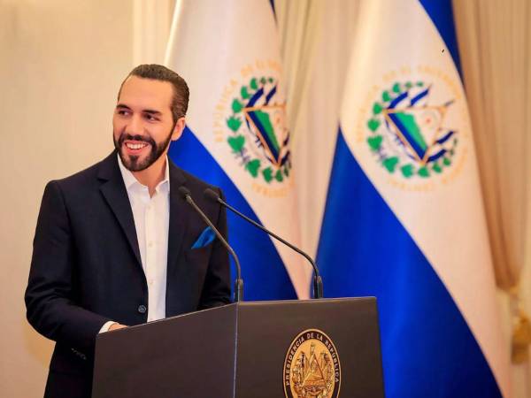 Fotografía al presidente de El Salvador, Nayib Bukele antes de ser reelecto en 2024.