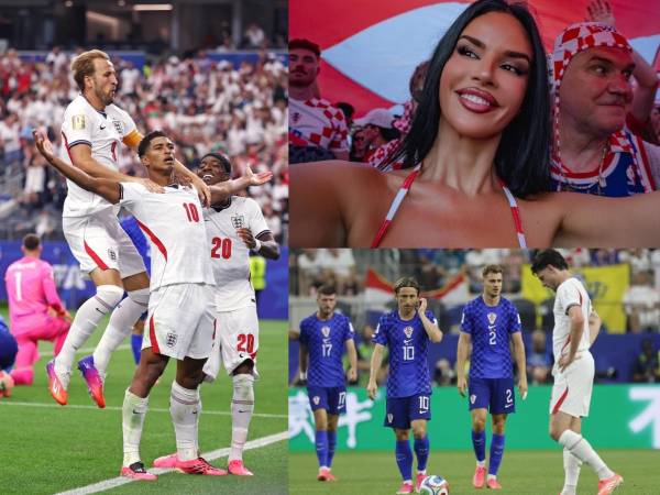 Inglaterra venció por 4-2 a Croacia en su estreno en el Mundial 2026: estas fueron las mejores imágenes del partido.
