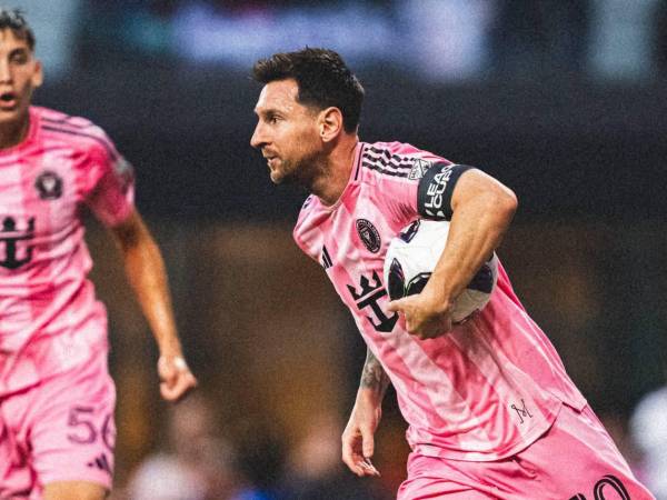 Messi celebró un nuevo gol con la camiseta del Inter Miami en la MLS.