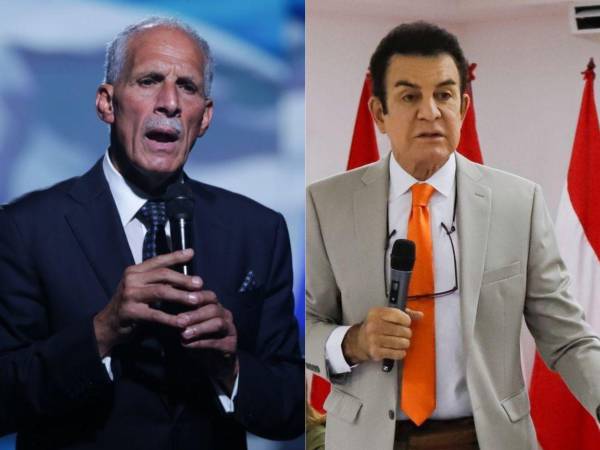 Asfura y Nasralla son dos de los cinco candidatos presidenciales en Honduras.