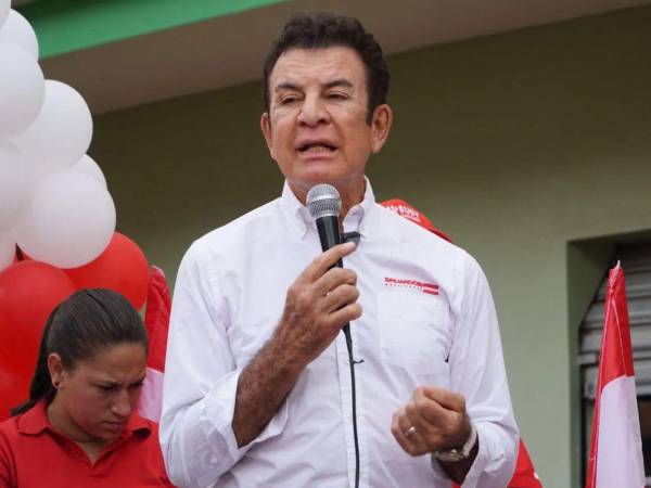 Salvador Nasralla, excandidato presidencial del Partido Liberal.