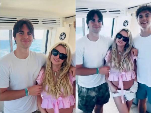 Britney Spears compartió estas fotos en su cuenta de Instagram, en las que se le ve muy feliz con sus hijos.