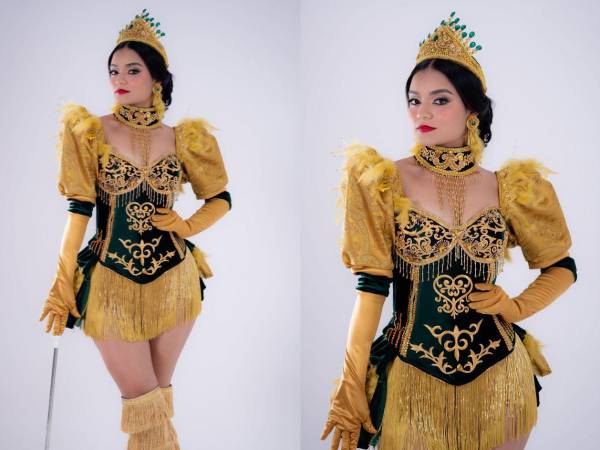 “Esmeralda Majestuosa” destaca por sus tonos verdes y dorados.