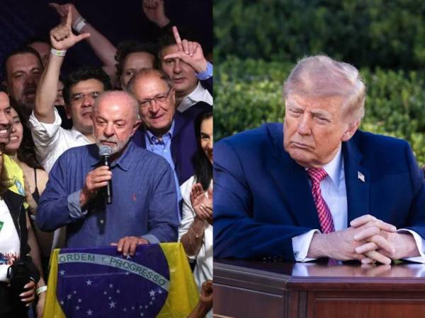 El presidente de Estados Unidos, Donald Trump, cuestionó el proceso electoral brasileño tras la victoria de Lula da Silva.