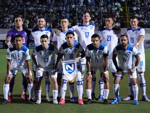 Jugadores de la Seleccion de Nicaragua.