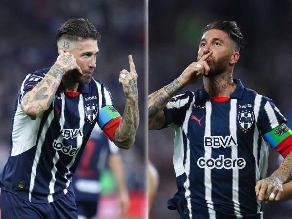 Sergio Ramos anotó su primer gol en la Liga MX en la victoria de los Rayados del Monterrey sobre el Santos Laguna.