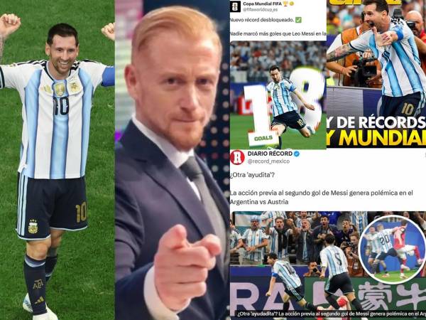 La prensa mundial se rundió a Leo Messi tras su actuación con Argentina marcando un doblete ante Austria para convertirse en máximo goleador en la historia de los Mundiales.